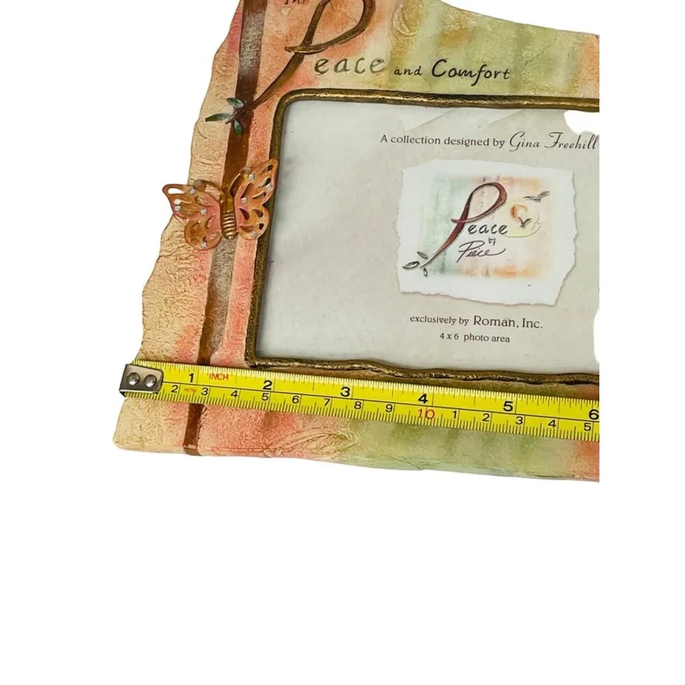 Peace By Piece 4x6 Picture Frame By Gina Freehill For Roman Inc. - Inspirational